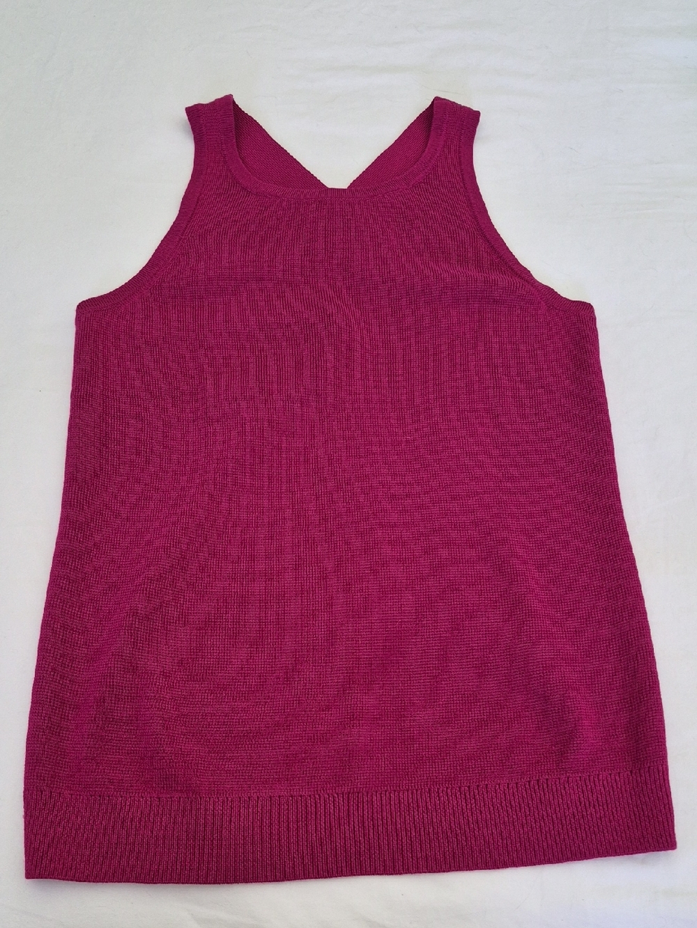 Banana Republic Factory Halter Neck Knit Tank Top. XS. NWT. Pink Magenta